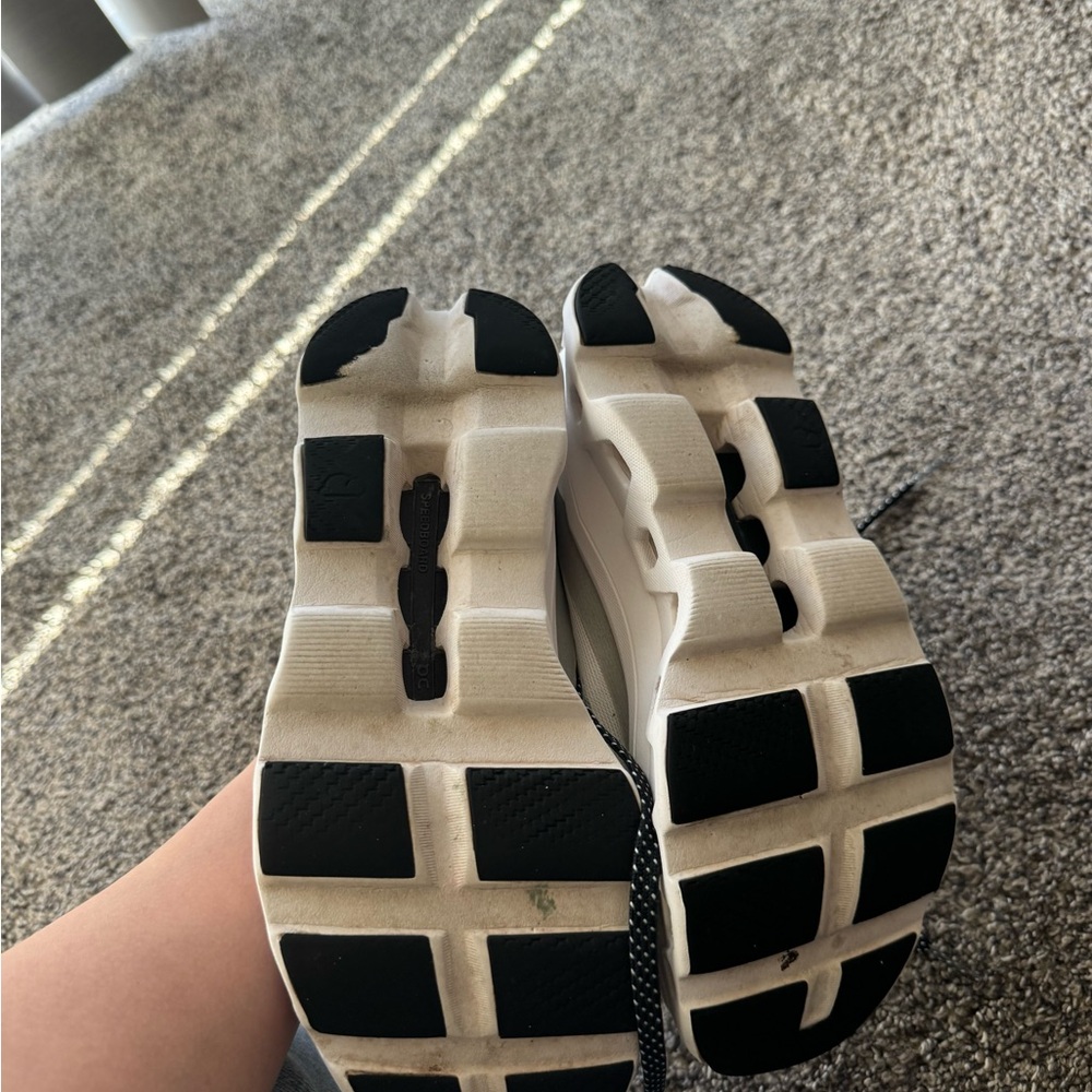 On Running Cloudtec White and Black Sneakers - Picture 6 of 7